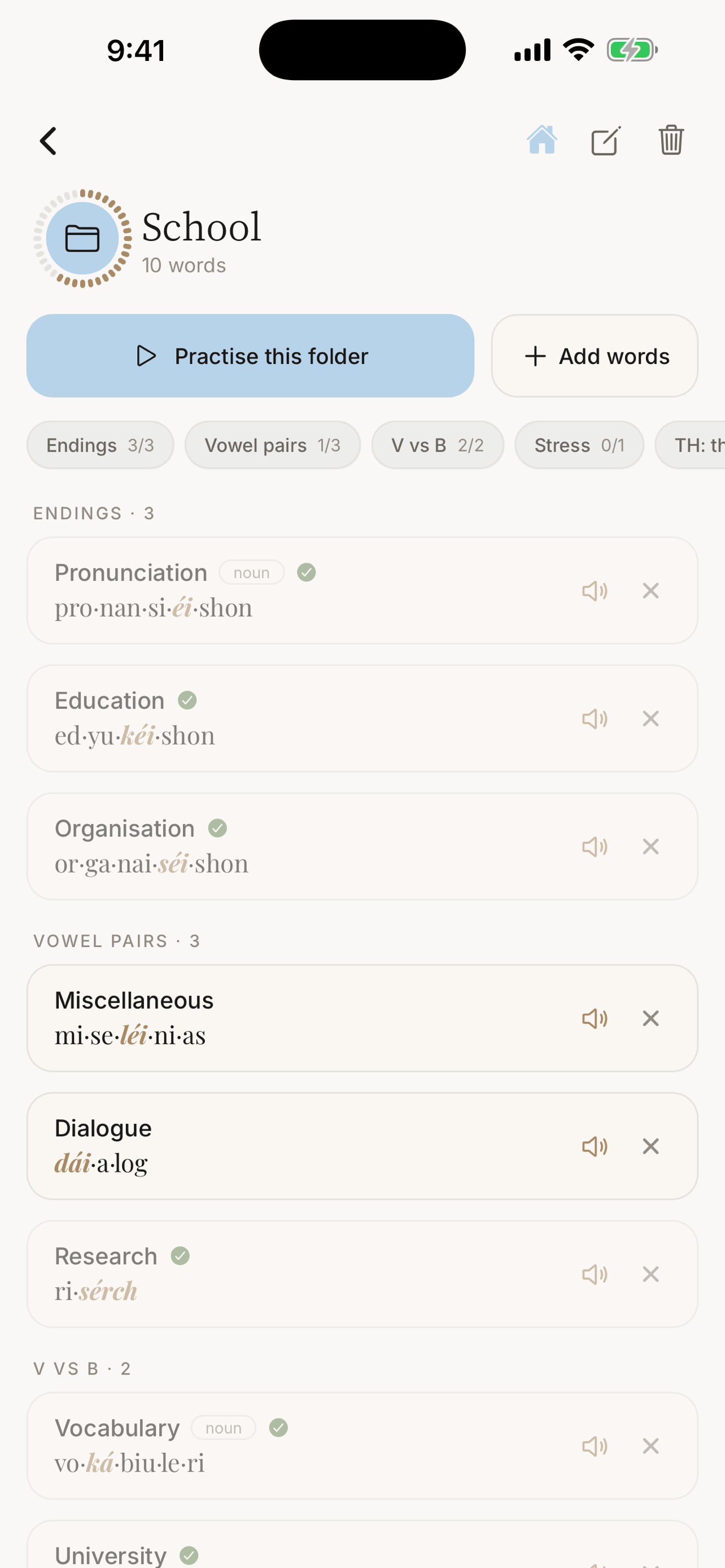 Fonetikly School word folder