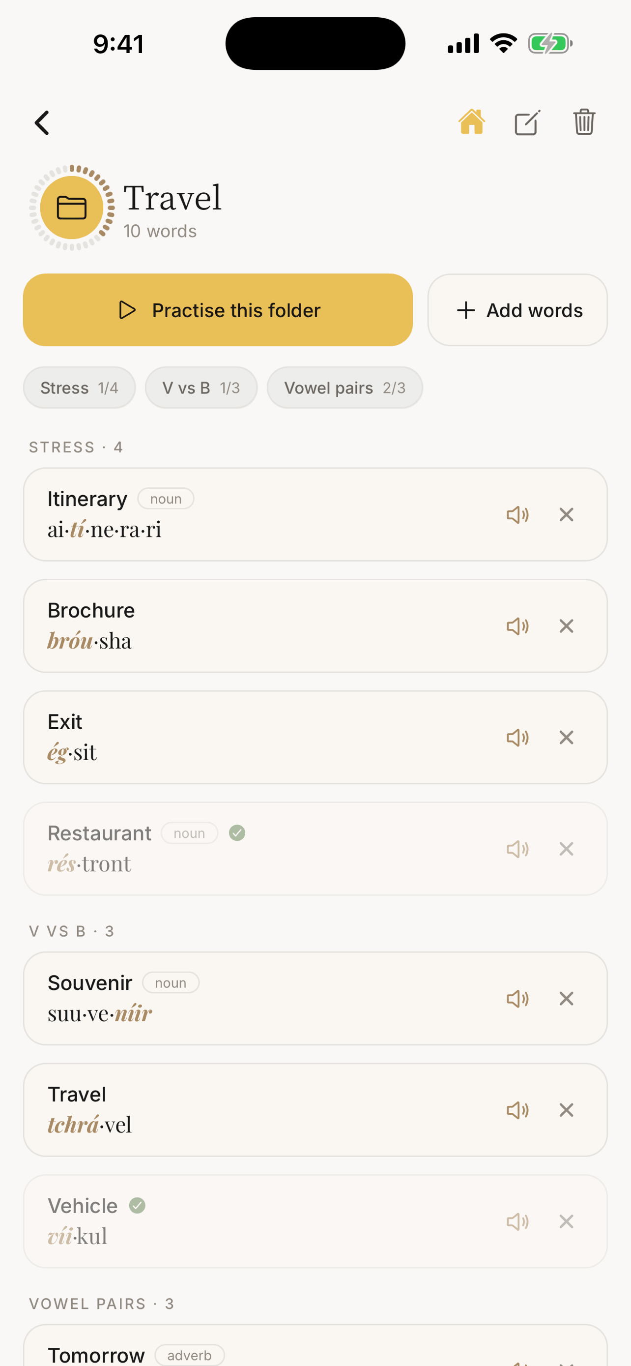 Fonetikly Travel word folder